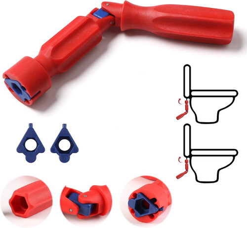Universal toilet seat - seat, spanner
